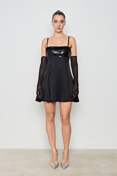 Ember Mini Satin Dress