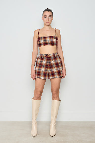 Maple Check Shorts